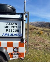 Walker rescued from Sutherland mountainside after being struck by falling rock