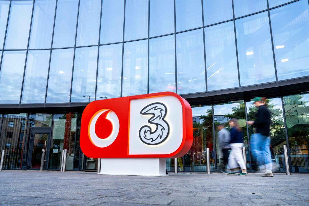 Vodafone and Three to combine brands on high street after £15bn merger