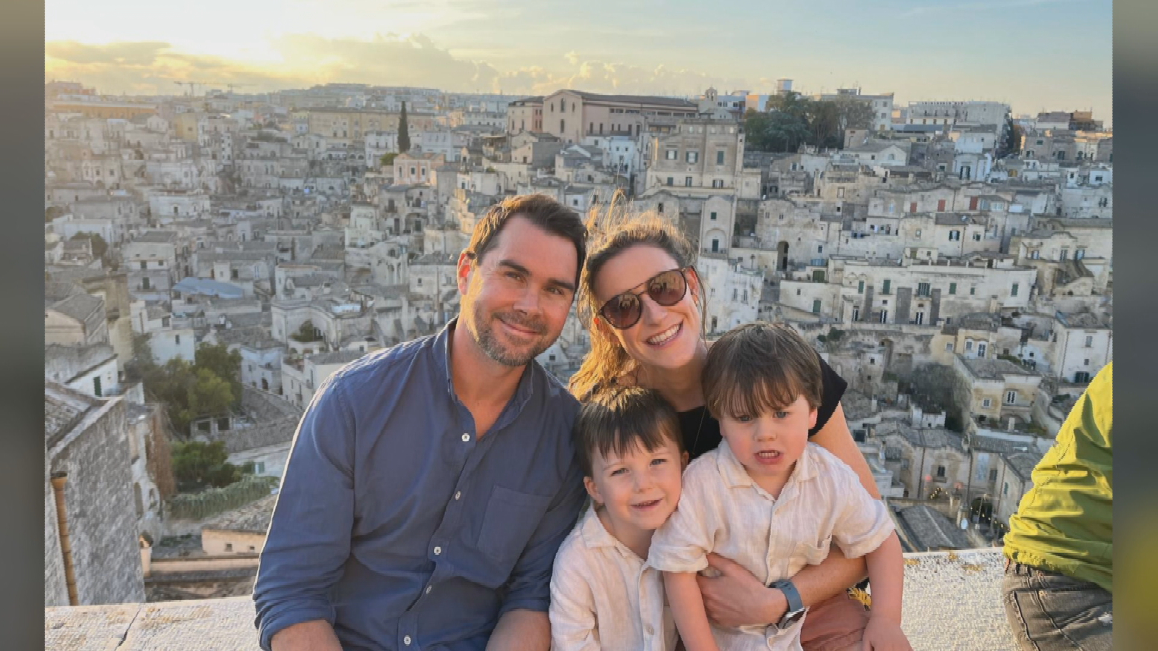 Jamie with his family