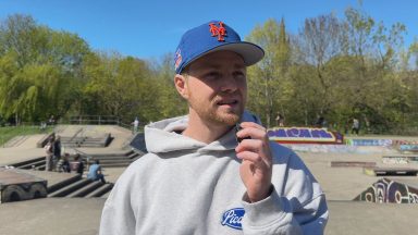 Chart-topping singer Alex Warren enjoys ‘perfect’ weather at Glasgow skate park ahead of Hydro gig