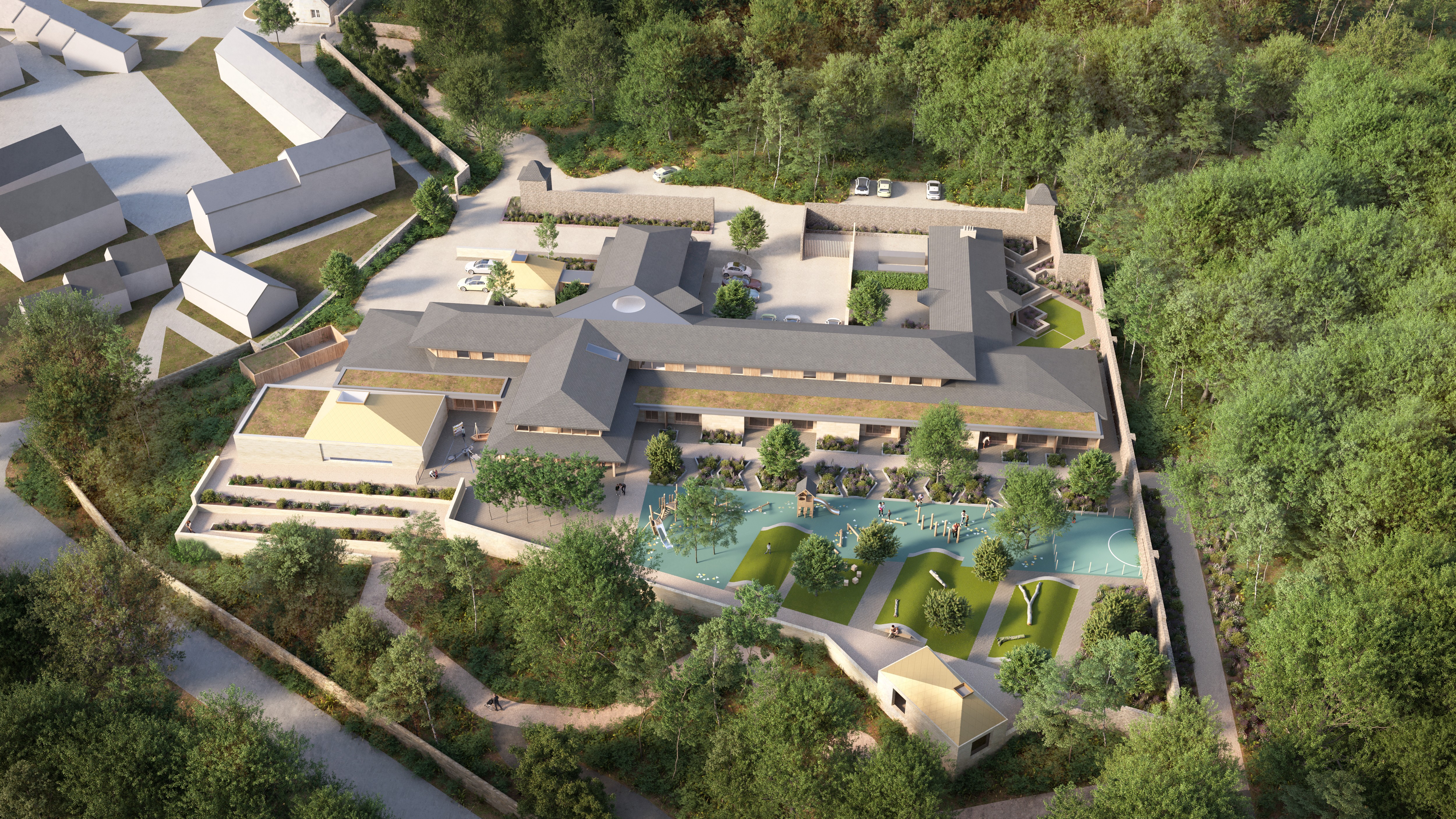 Artist’s impression showing how Rachel House could look following redevelopment