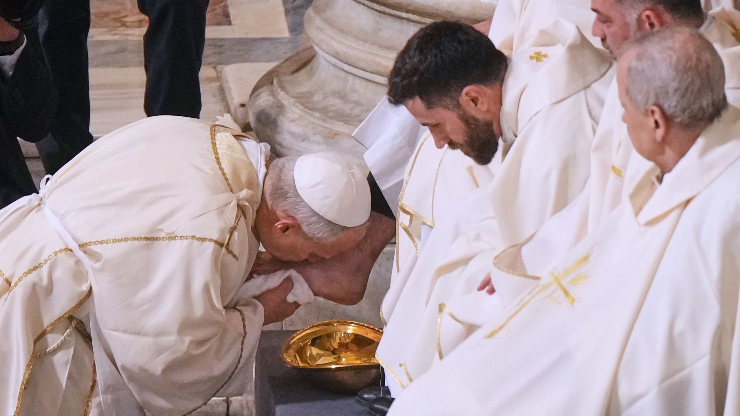 Italy Pope Holy Thursday