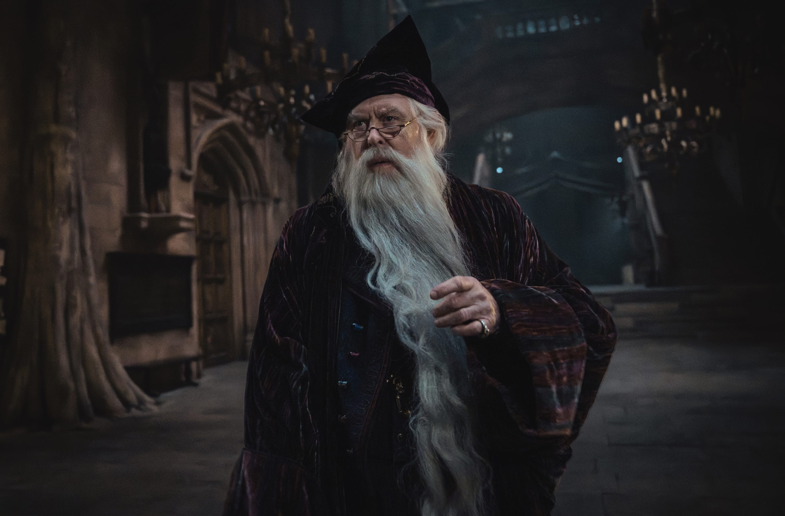 John Lithgow plays Albus Dumbledore