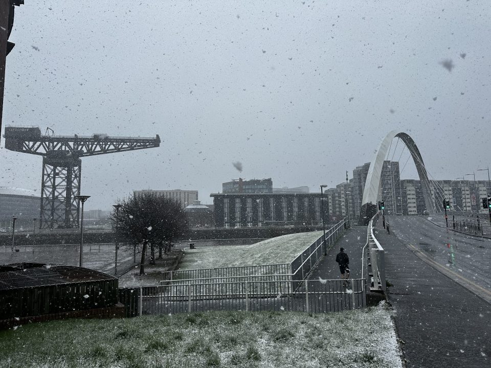 Roads blocked and homes without power as Storm Dave brings snowy start to Easter Sunday