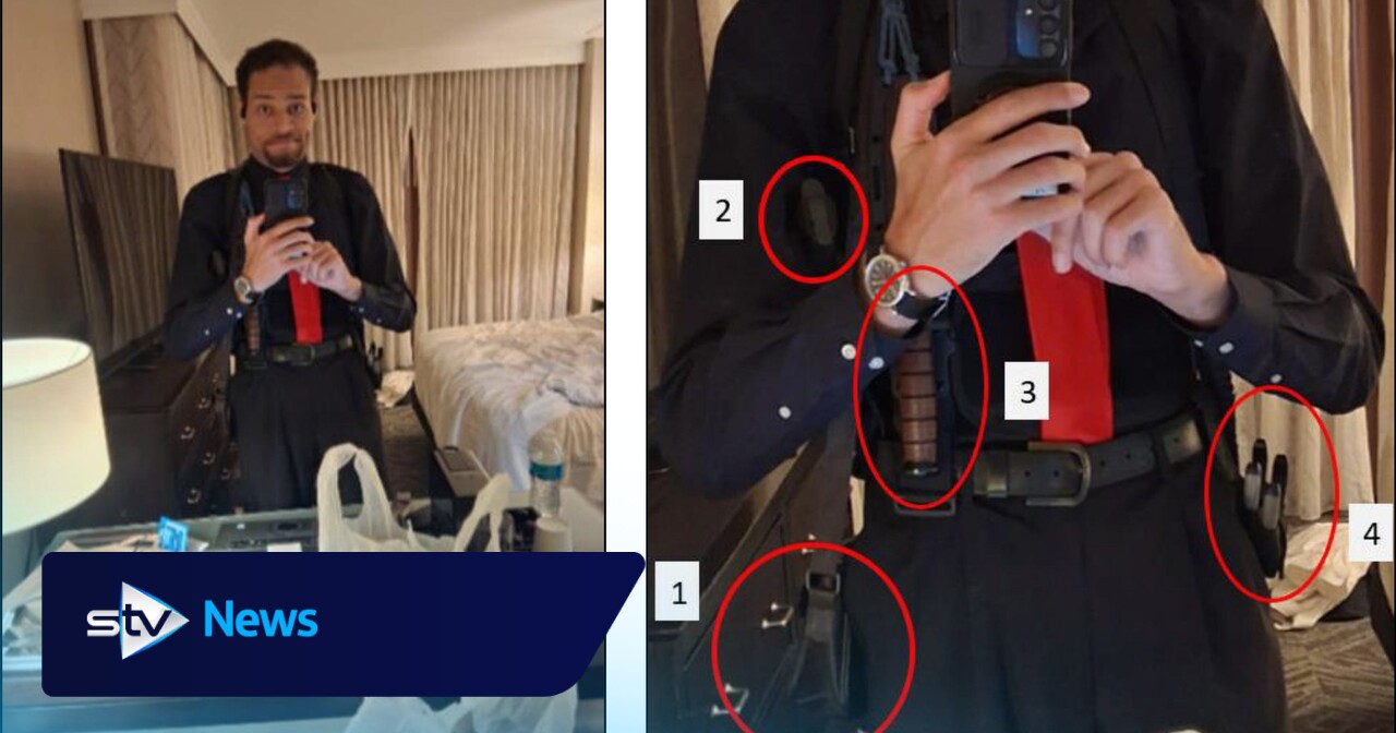 Man accused of trying to kill Trump took photo with knife in hotel ...