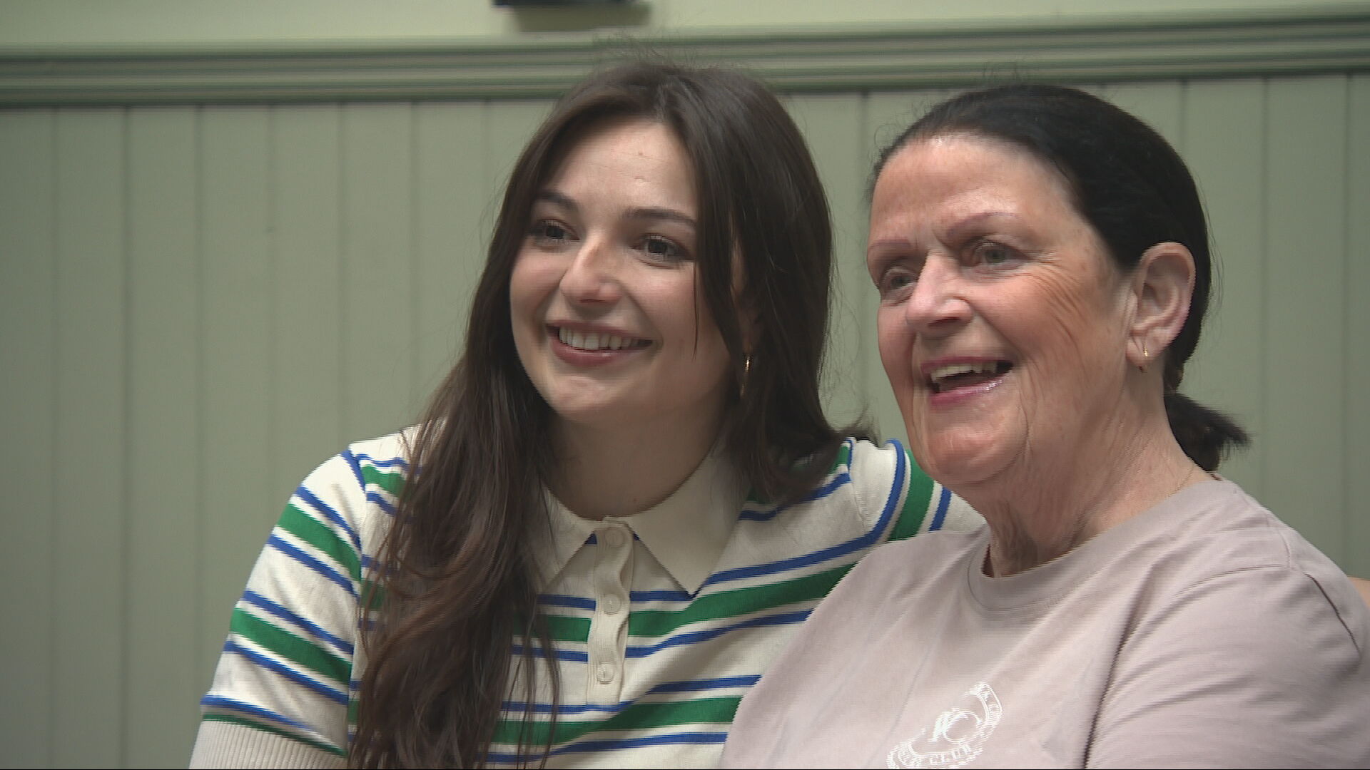 Chiara Sparkes with Maggie Wallace