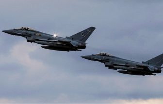RAF Lossiemouth fighter jet declares mid-air emergency over North Sea