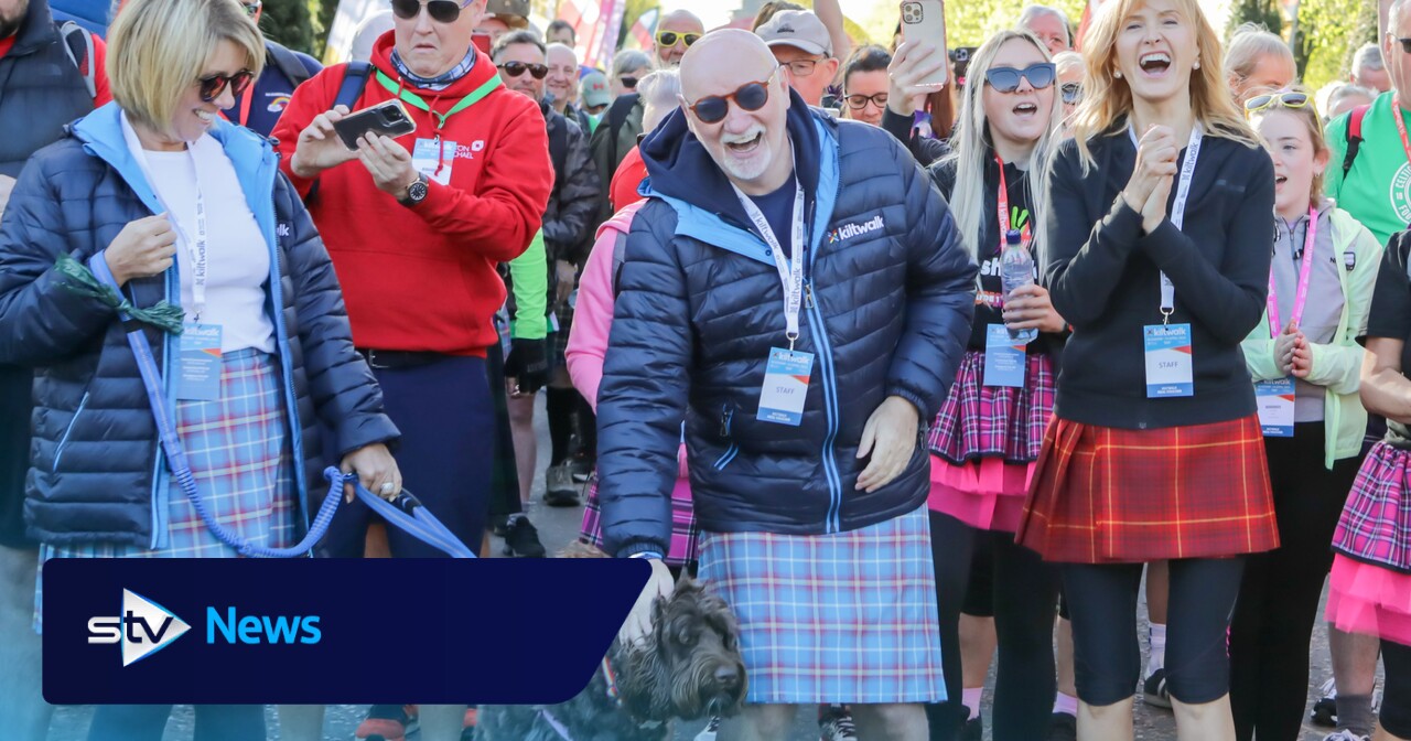 Glasgow Kiltwalk kicks off with 20,000 raising funds for charity
