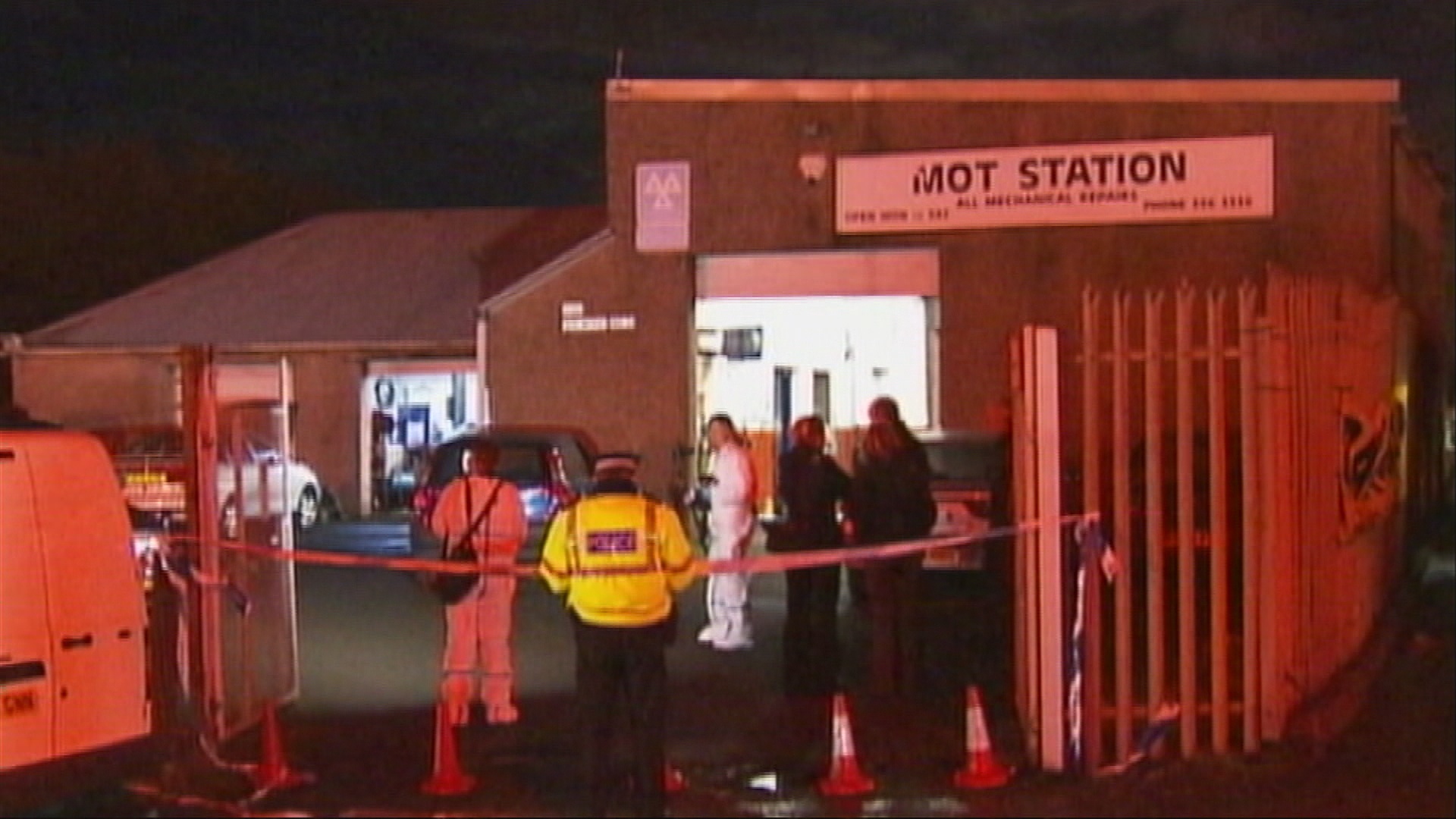 Michael Lyons was assassinated at the garage in 2006.