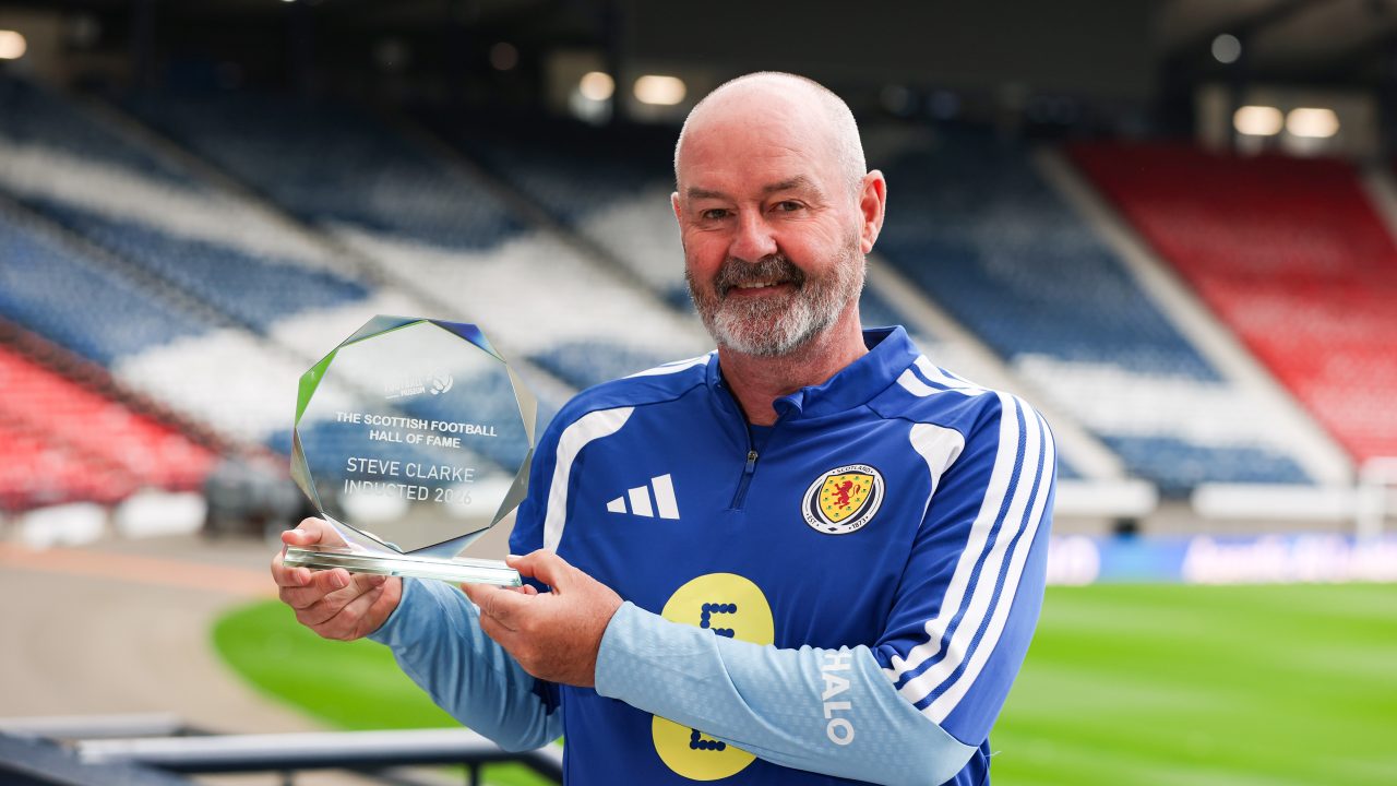 Scotland boss Steve Clarke inducted into Scottish Football’s Hall of Fame