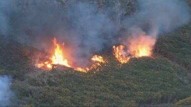 Firefighters tackle ‘large grass fire’ on Arthur’s Seat overnight