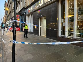 Police cordon off Chinese restaurant on Sauchiehall Street after reports of assault