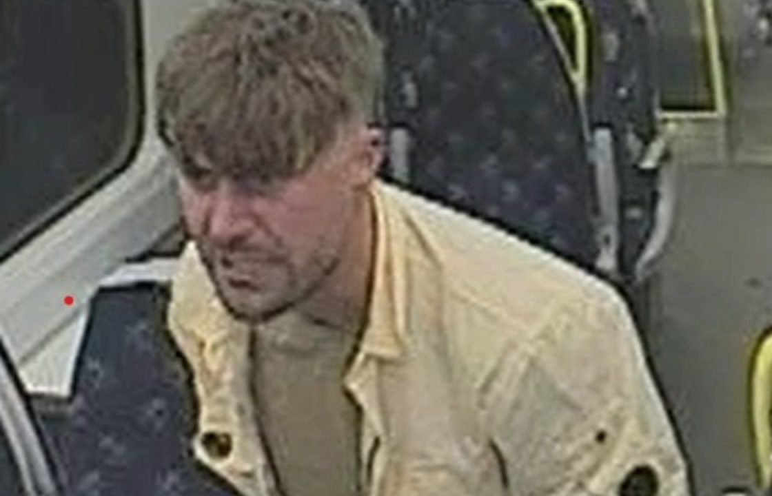 Police release CCTV of man following incident on train to Camelon
