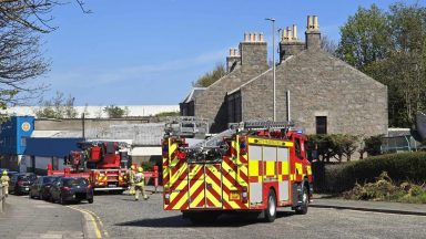 Fire crews called to remove unsafe roof slates from Aberdeen property