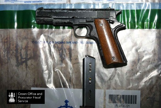 Robert Weir hid the guns in a storage unit in Dumbarton