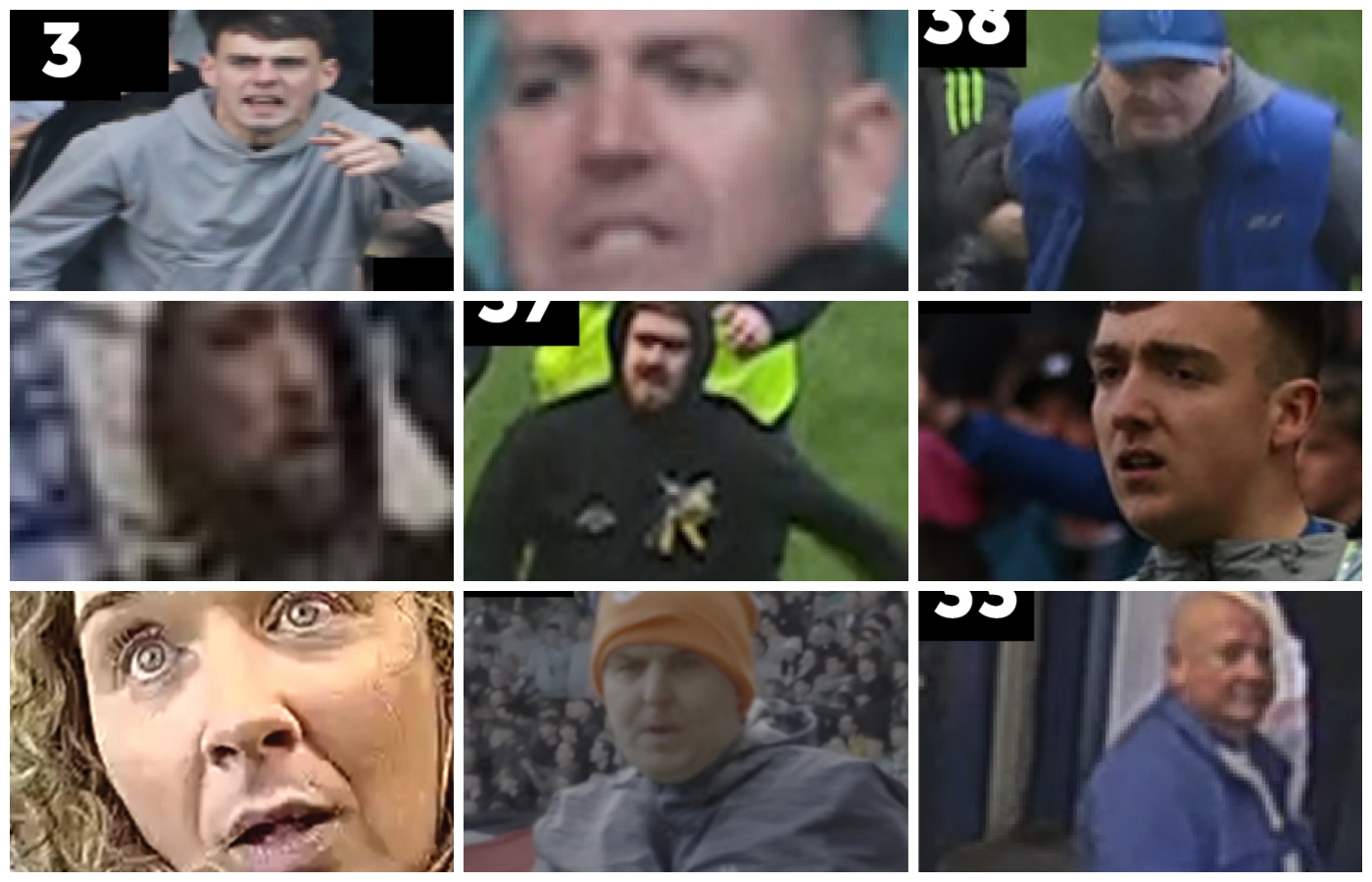 Police release CCTV images of 24 people following Old Firm disorder