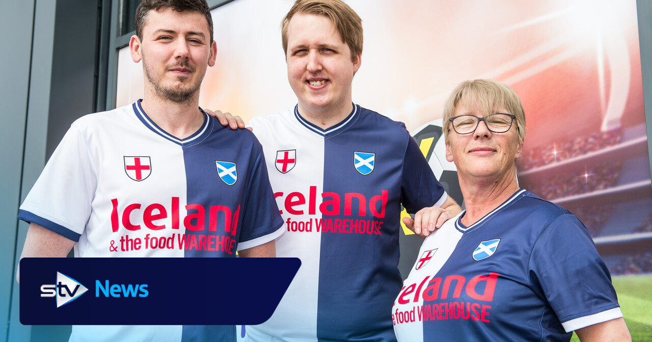 Football's oldest rivalry united in unique half and half shirt