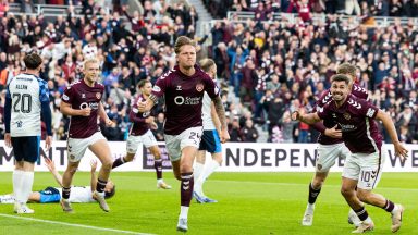 Hearts set for final-day title showdown at Celtic after easing past Falkirk