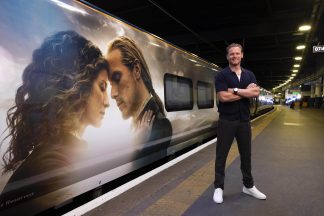 Caledonian Sleeper train given Outlander makeover in celebration of the show