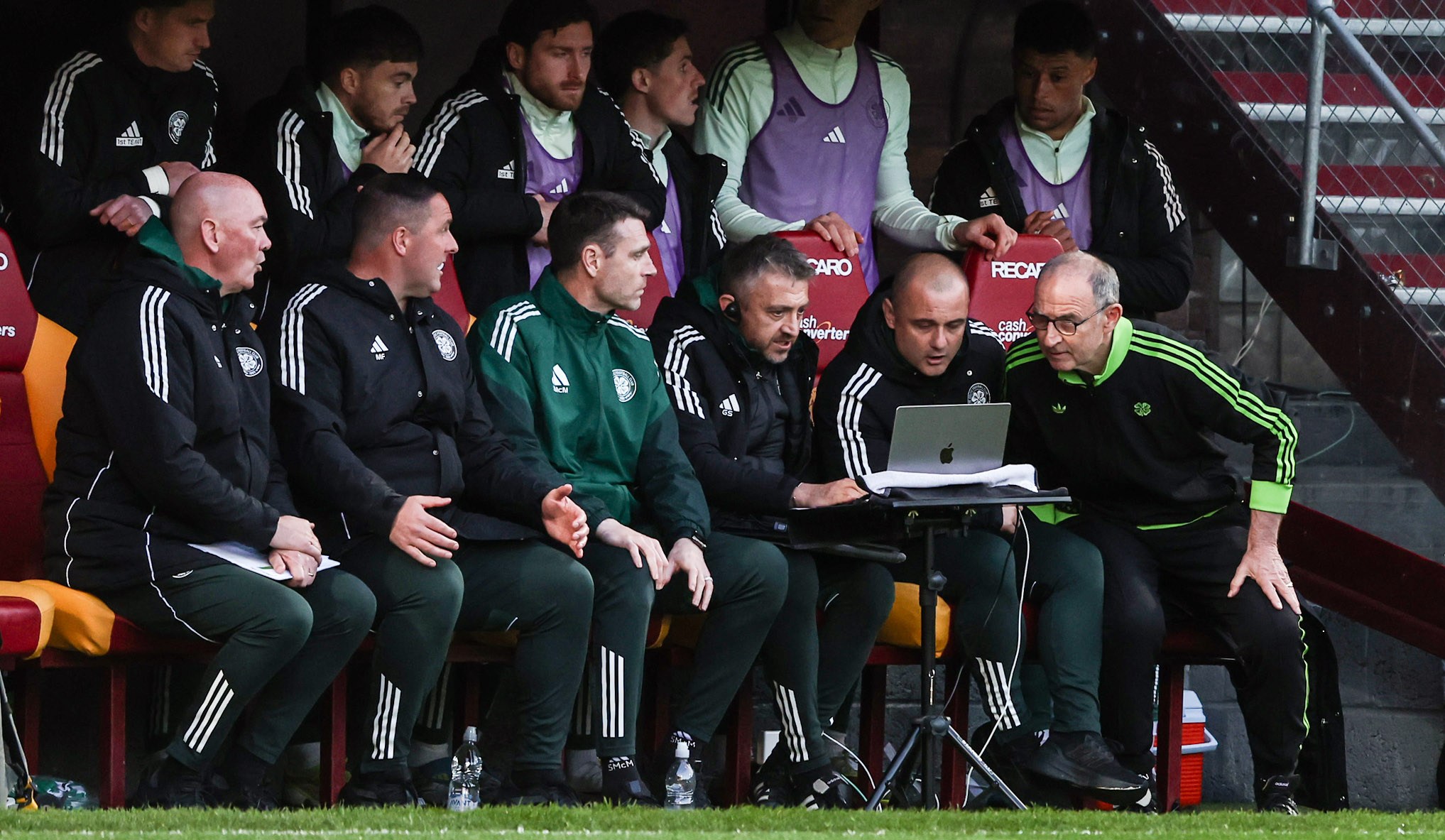 Celtic manager Martin O'Neill during a William Hill Premiership match between Motherwell and Celtic at Fir Park