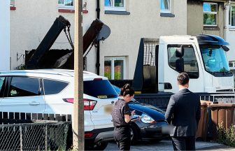 Gang claims responsibility for skip lorry crashing into Edinburgh living room