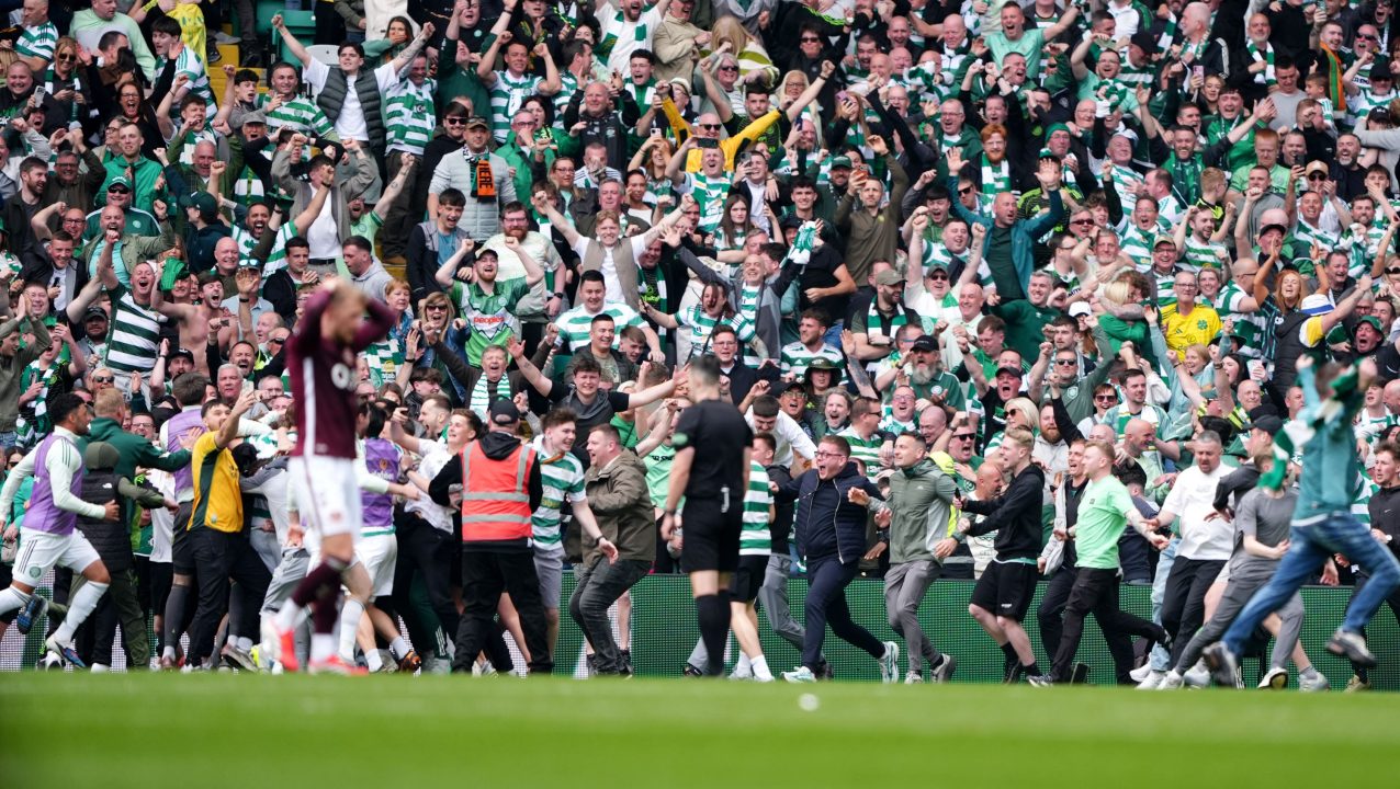 Police ‘engaging’ with Hearts after Celtic pitch invasion