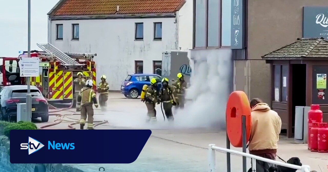 Fire engulfs popular Gourdon fish and chip shop | STV News