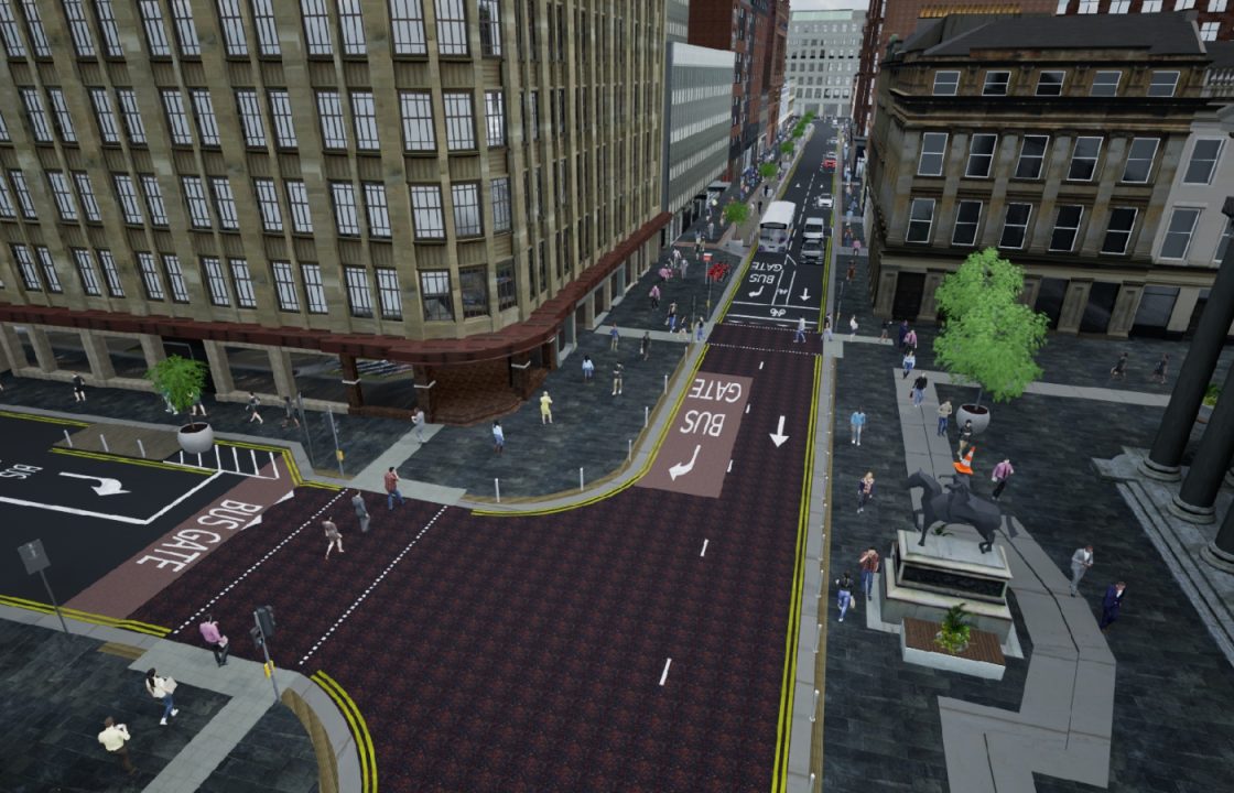 New bus gate at Glasgow’s Duke of Wellington statue to come into force 