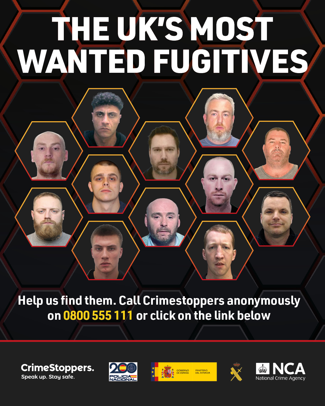 UK's 12 most wanted fugitives linked to Spain