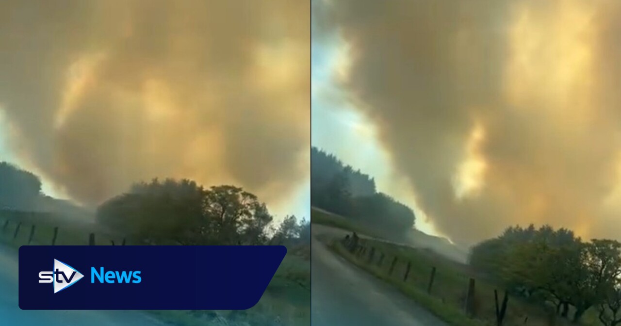 Fire crews battling outdoor blaze as locals urged to close windows and doors