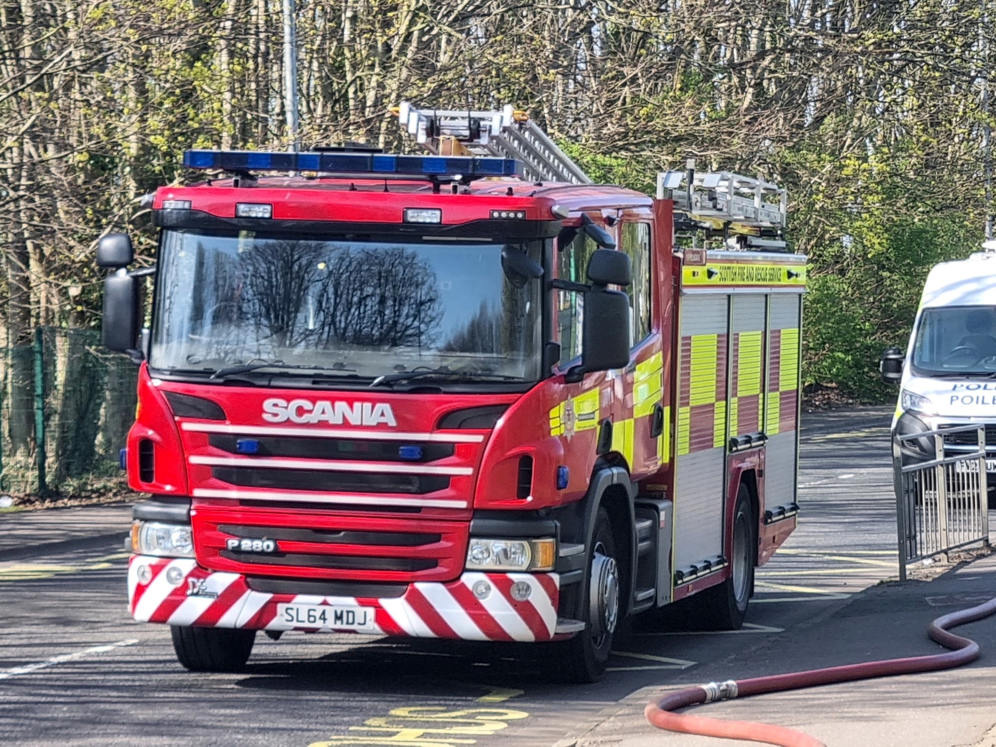 The SFRS said people in the surrounding areas may notice light smoke of smouldering material for a short time