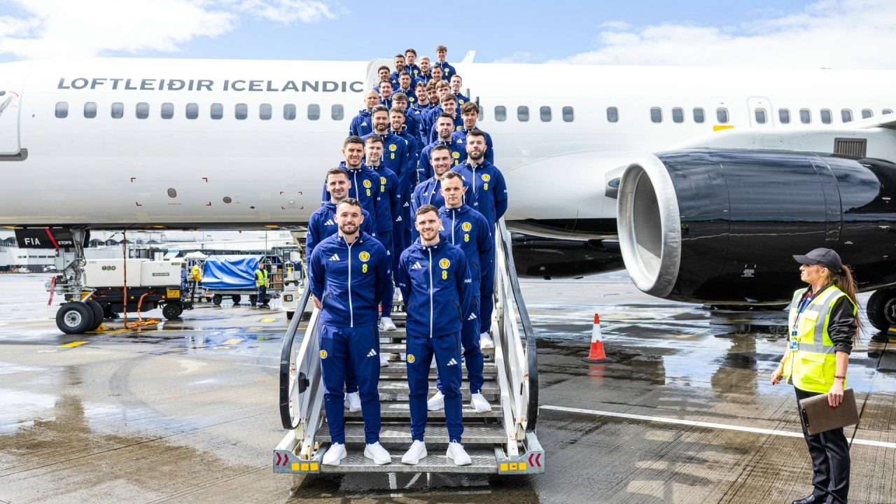 Steve Clarke and Scotland squad jet off to America for World Cup 