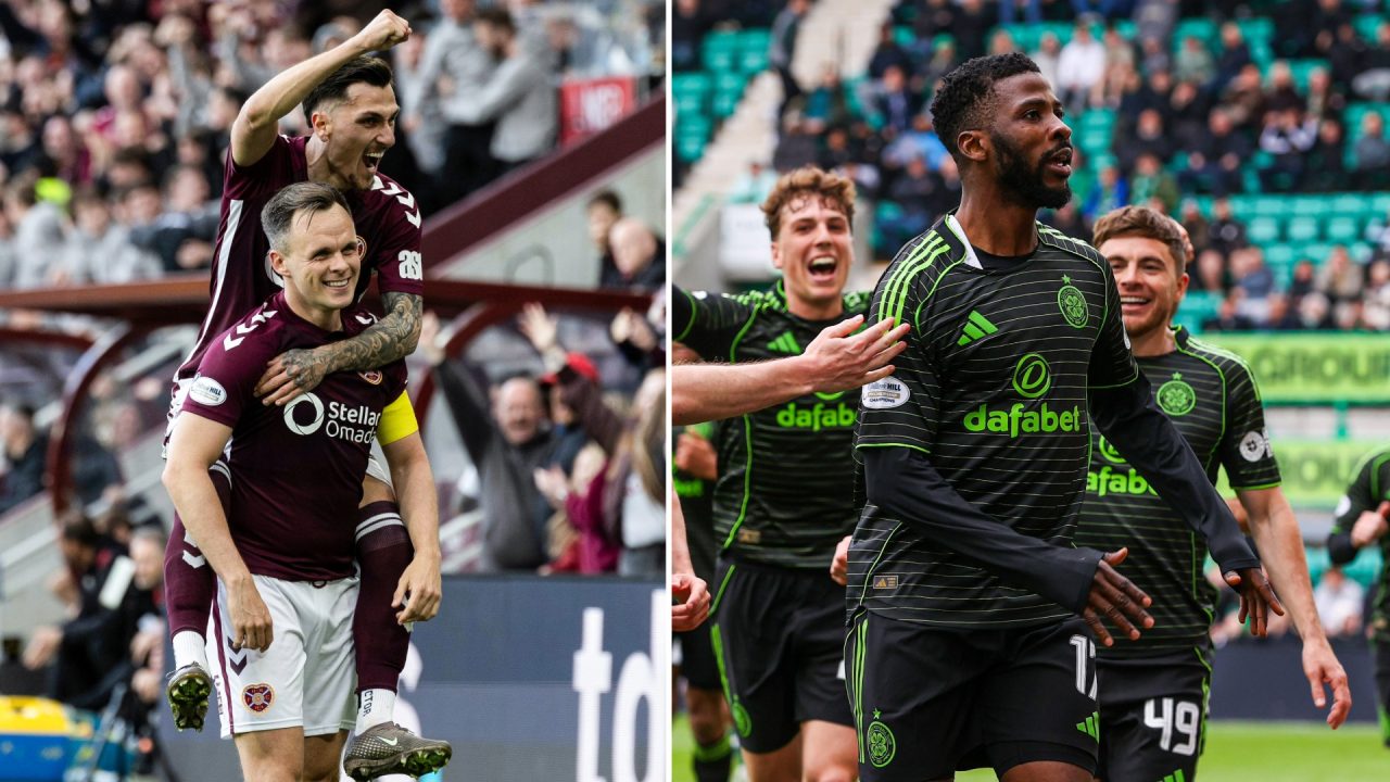 Scottish Premiership title race: Three to go for Hearts and Celtic as Rangers falter 