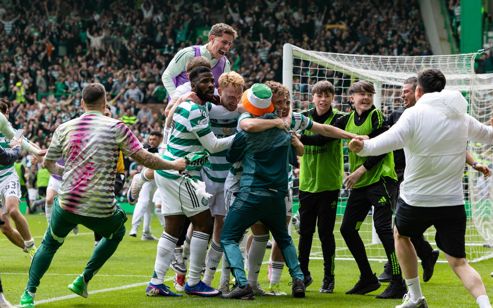 Celtic defeat Hearts 3-1 to claim 14th Scottish Premiership title in 15 years
