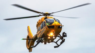 Air ambulance helicopter forced into emergency landing in loch