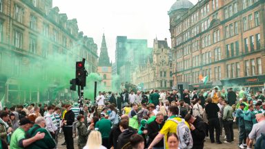 Man in court charged with carrying bladed weapon amid Celtic title party disorder