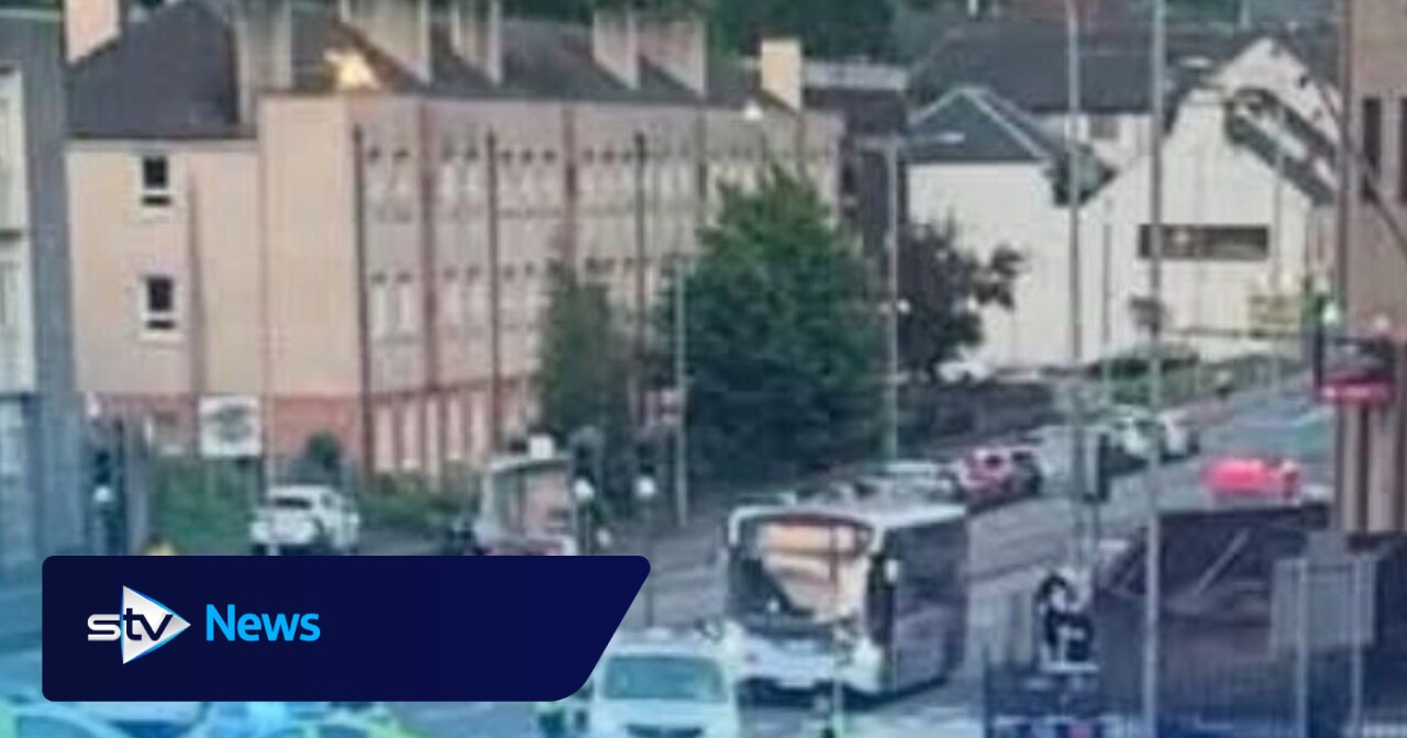 Woman seriously injured after being knocked down by bus in Glasgow ...