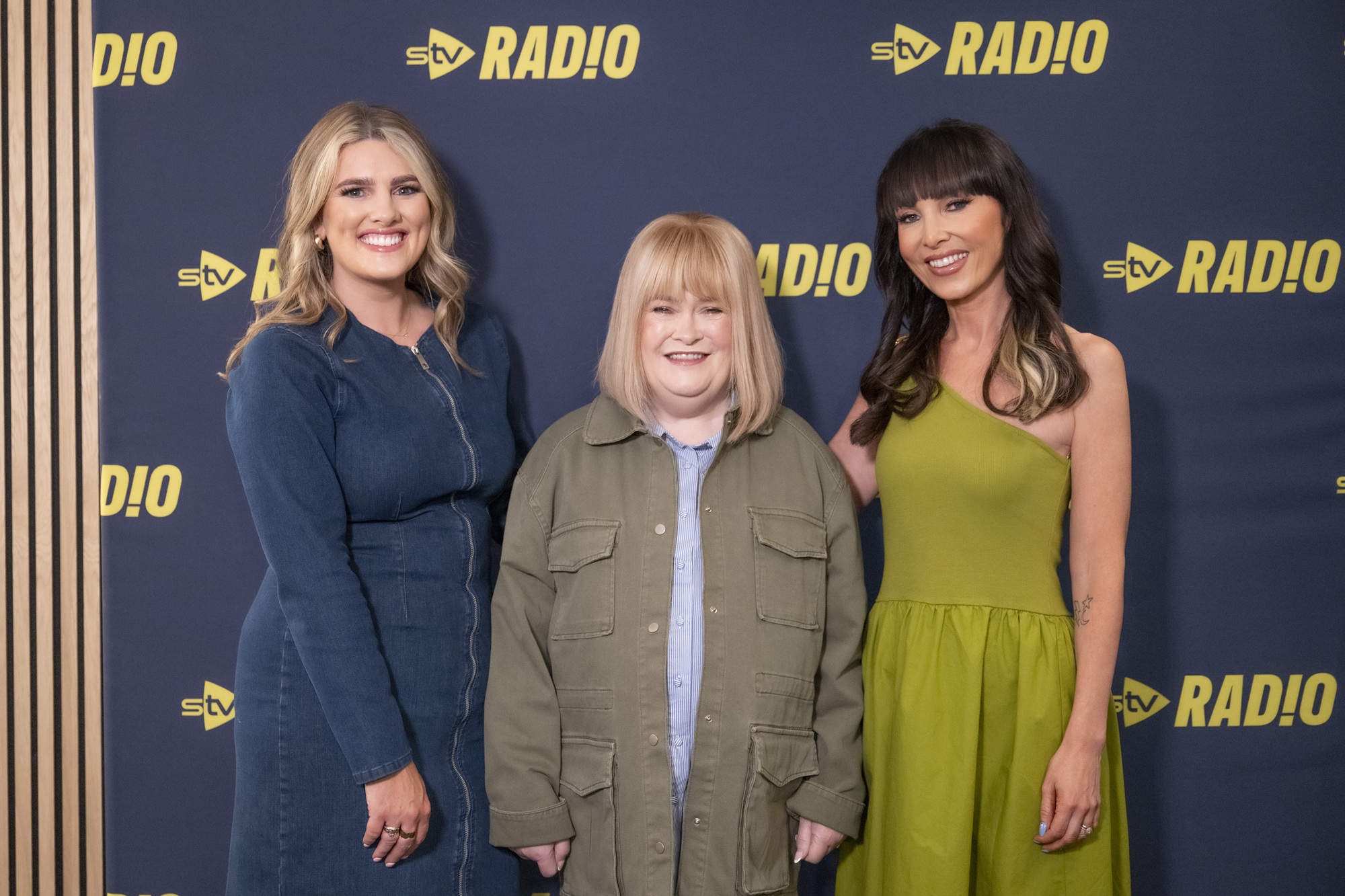 Susan Boyle visits STV Radio ‘What’s on Scotland’ show with Emma Cameron and Laura Boyd.