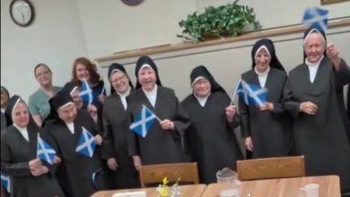 American nuns belt out Scottish anthems as World Cup fever sweeps convent