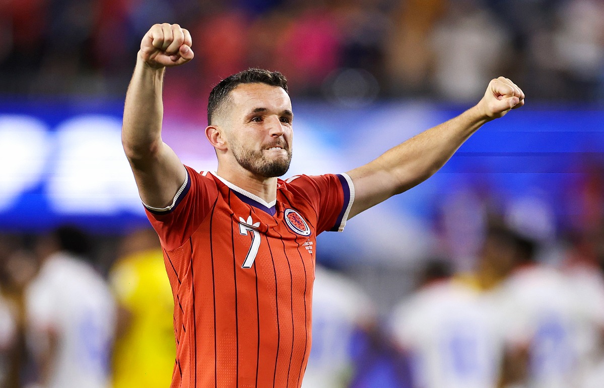 John McGinn celebrates with fans after Scotland's 1-0 victory over Haiti at the FIFA World Cup 2026.