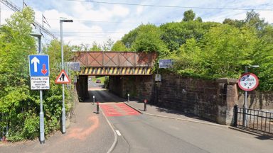 Trains cancelled after vehicle strikes Greenock bridge for second time in a week