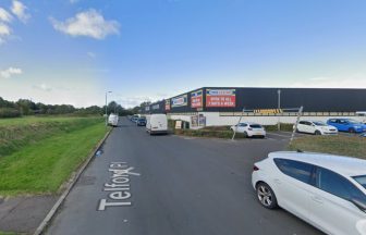 Man’s body discovered in van which caught fire at Irvine industrial estate