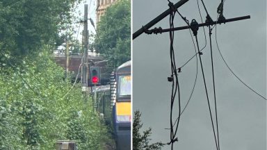 Train services to Glasgow Central cancelled due to damaged overhead wires