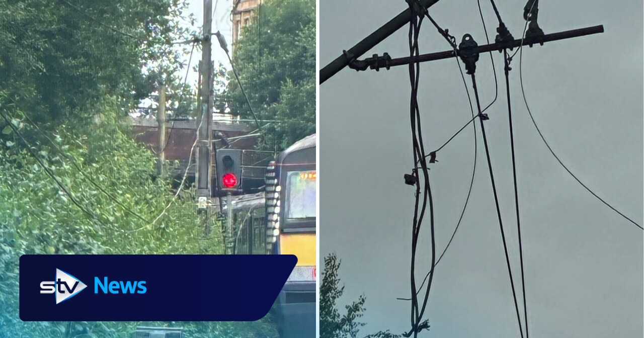 Train services to Glasgow Central cancelled due to damaged overhead ...