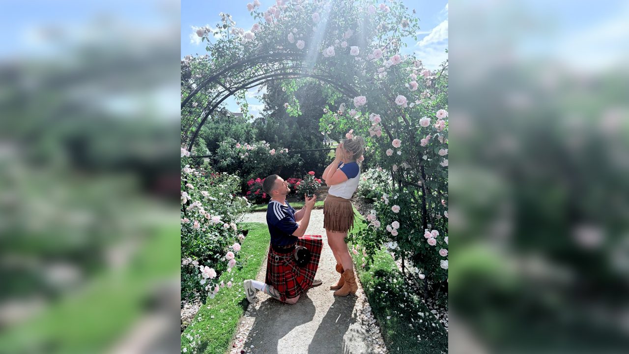 Tartan Army couple celebrate engagement after World Cup clash in Boston