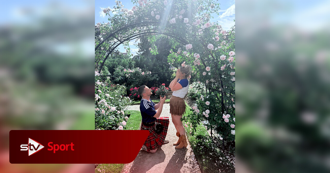 Tartan Army couple celebrate engagement after World Cup clash in Boston