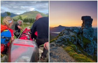 Hillwalker stretchered off The Cobbler after suffering lower-limb injury