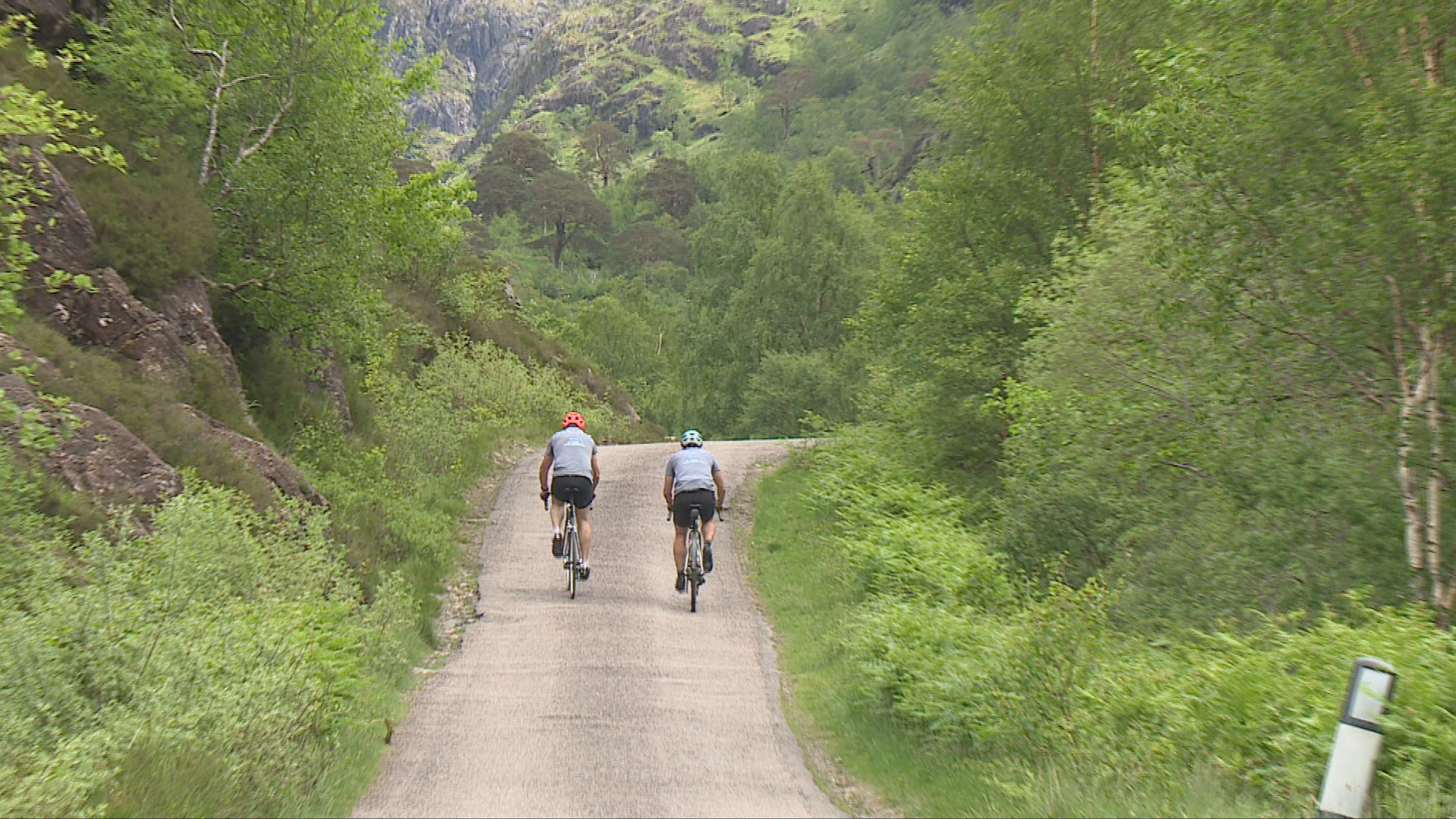 Iain and Astie will cycle and run around 330km