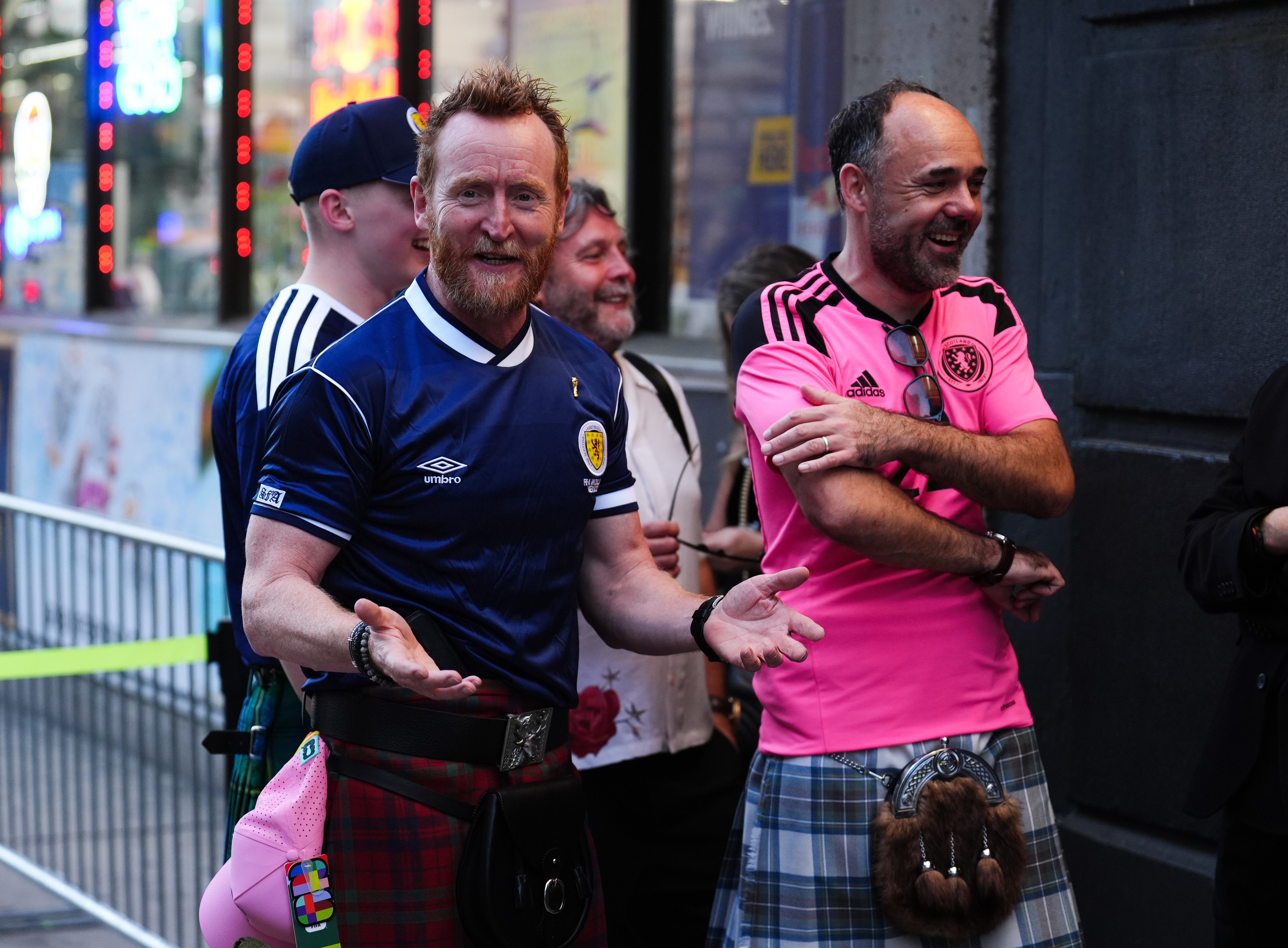 Fellow actor and Scot Tony Curran was part of the festivities