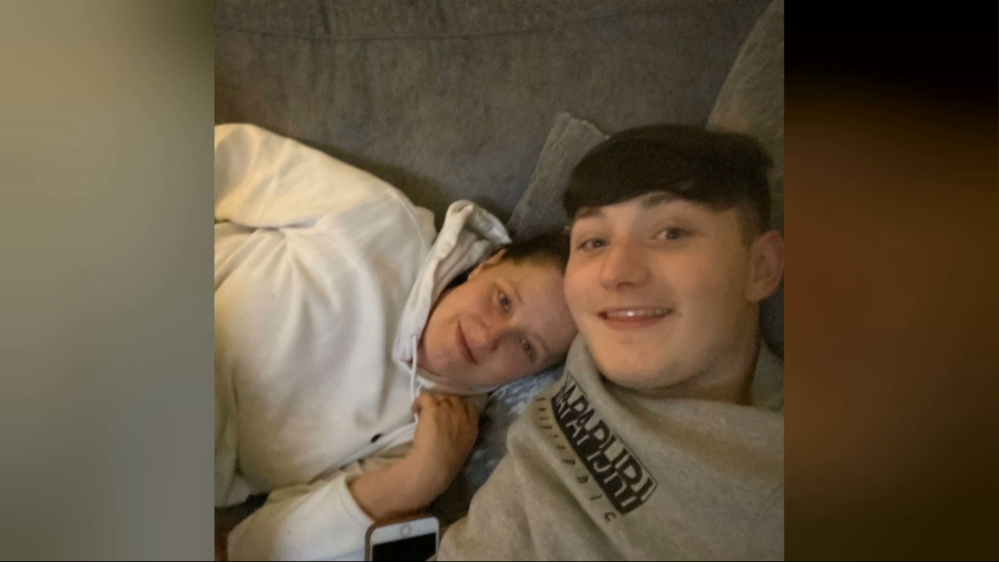 Lisa with her son John